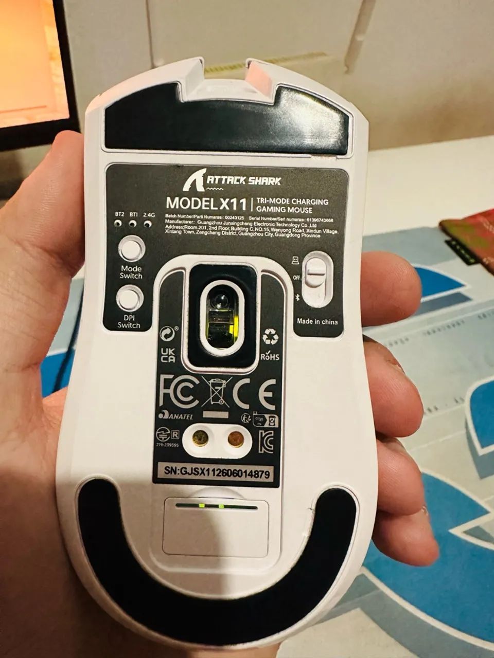 Mouse gamer attack shark x11 - Foto 3
