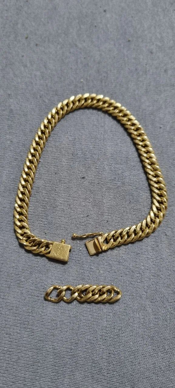 Pulseira de ouro 18k  750 - Foto 3