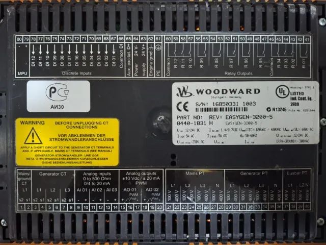 Controlador/módulo de Gerador Woodward EasyGen-3200-5 - Foto 5