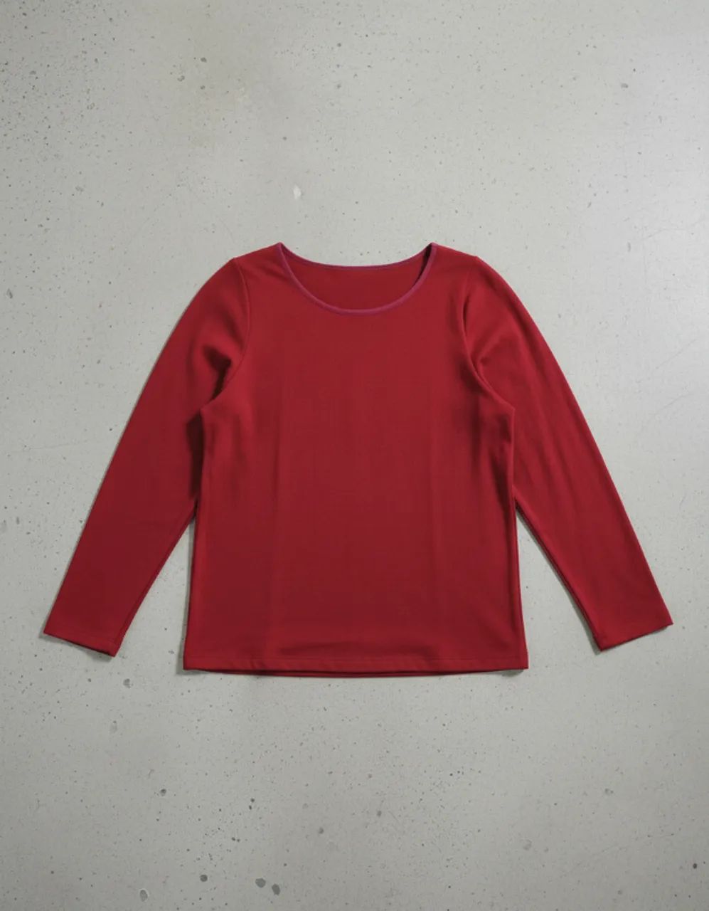 Blusa Vermelha Clássica Manga Longa - Foto 3