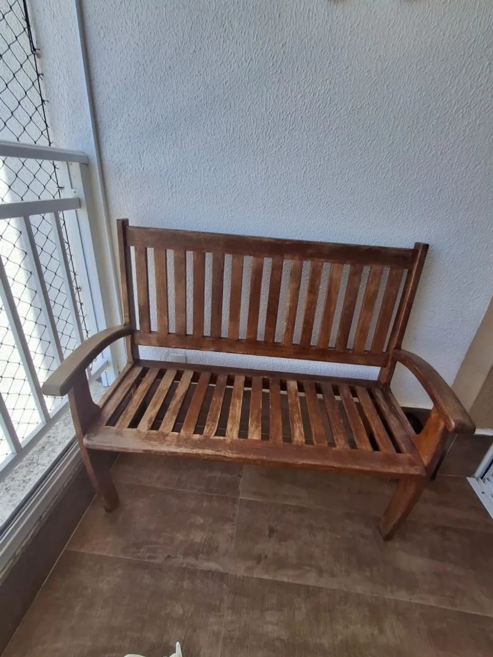 Banco Namoradeira de Madeira - Foto 4