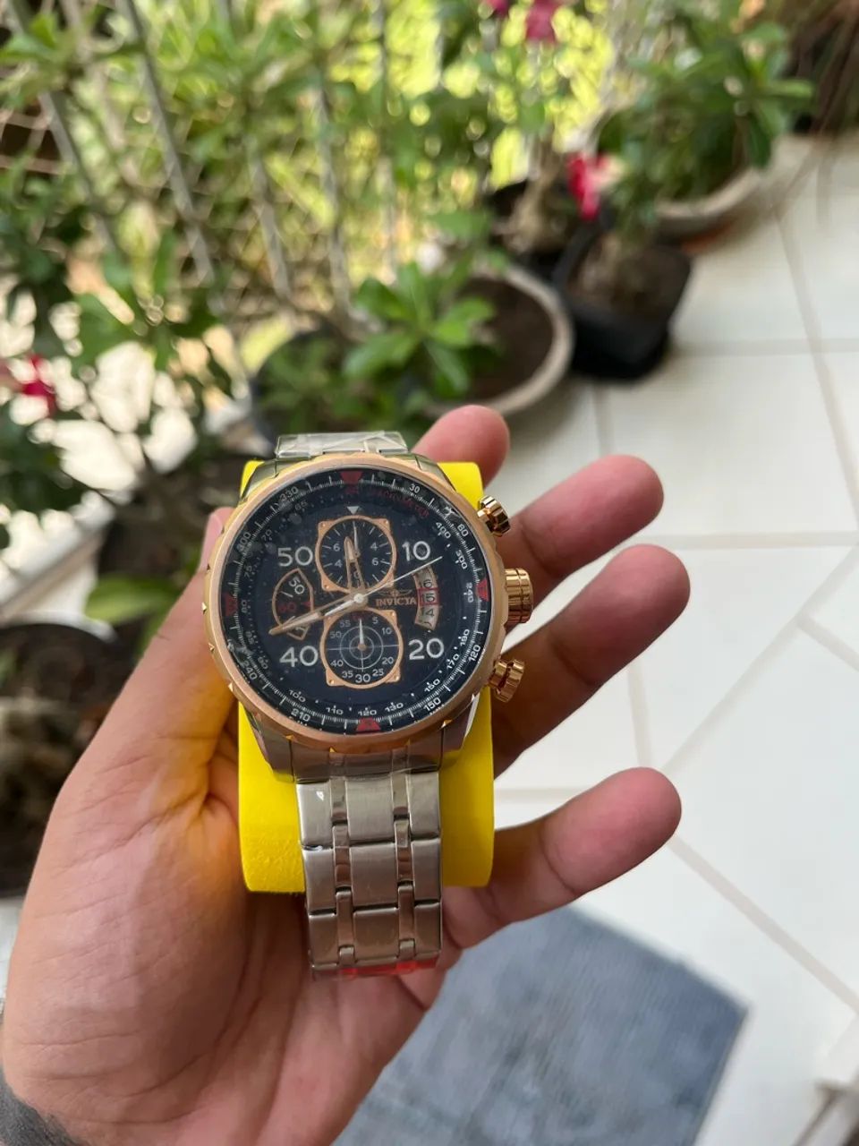 Relógio Invicta, Ouro Rosa 48mm - Foto 2