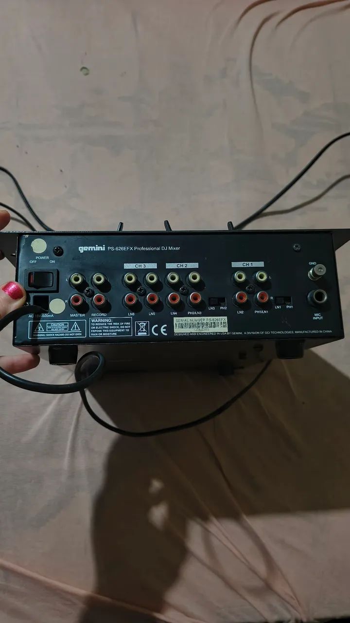 Mixer Gemini PS-626EFX Controladora DJ  - Foto 2