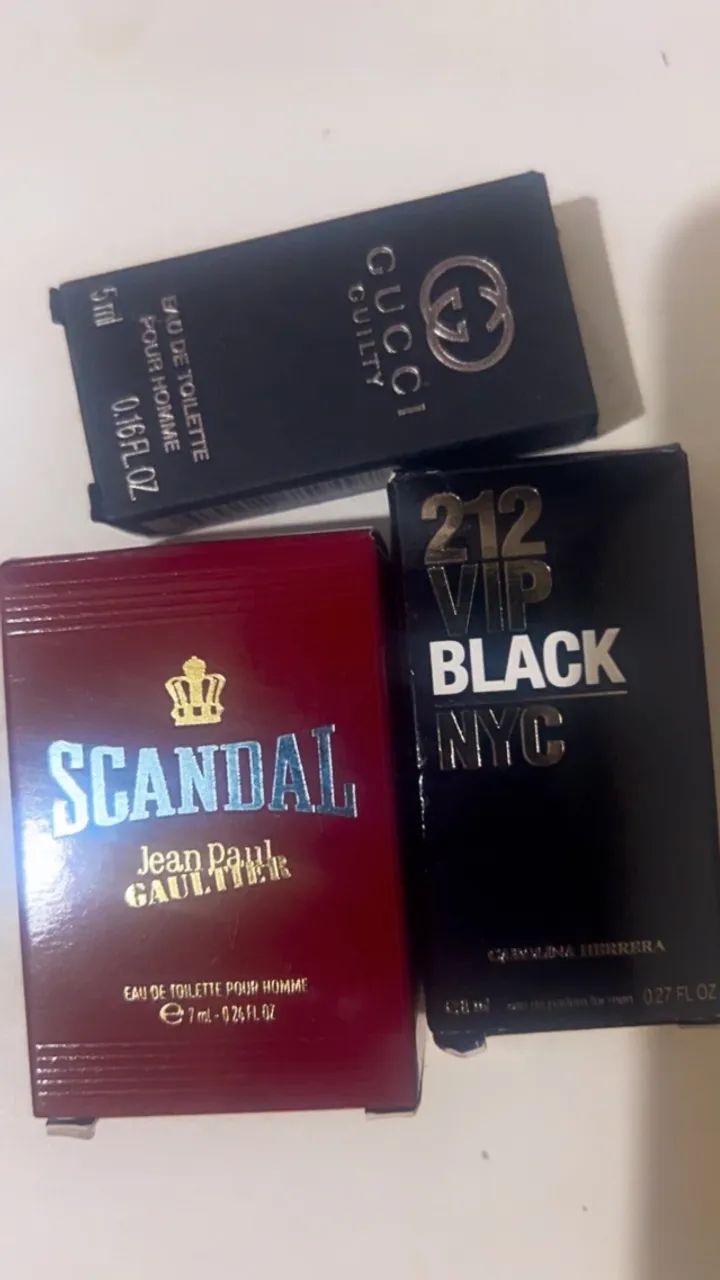 Miniaturas perfumes masculino