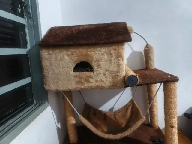 Casinha Arranhadora para gatos e outros bichanos  - Foto 3