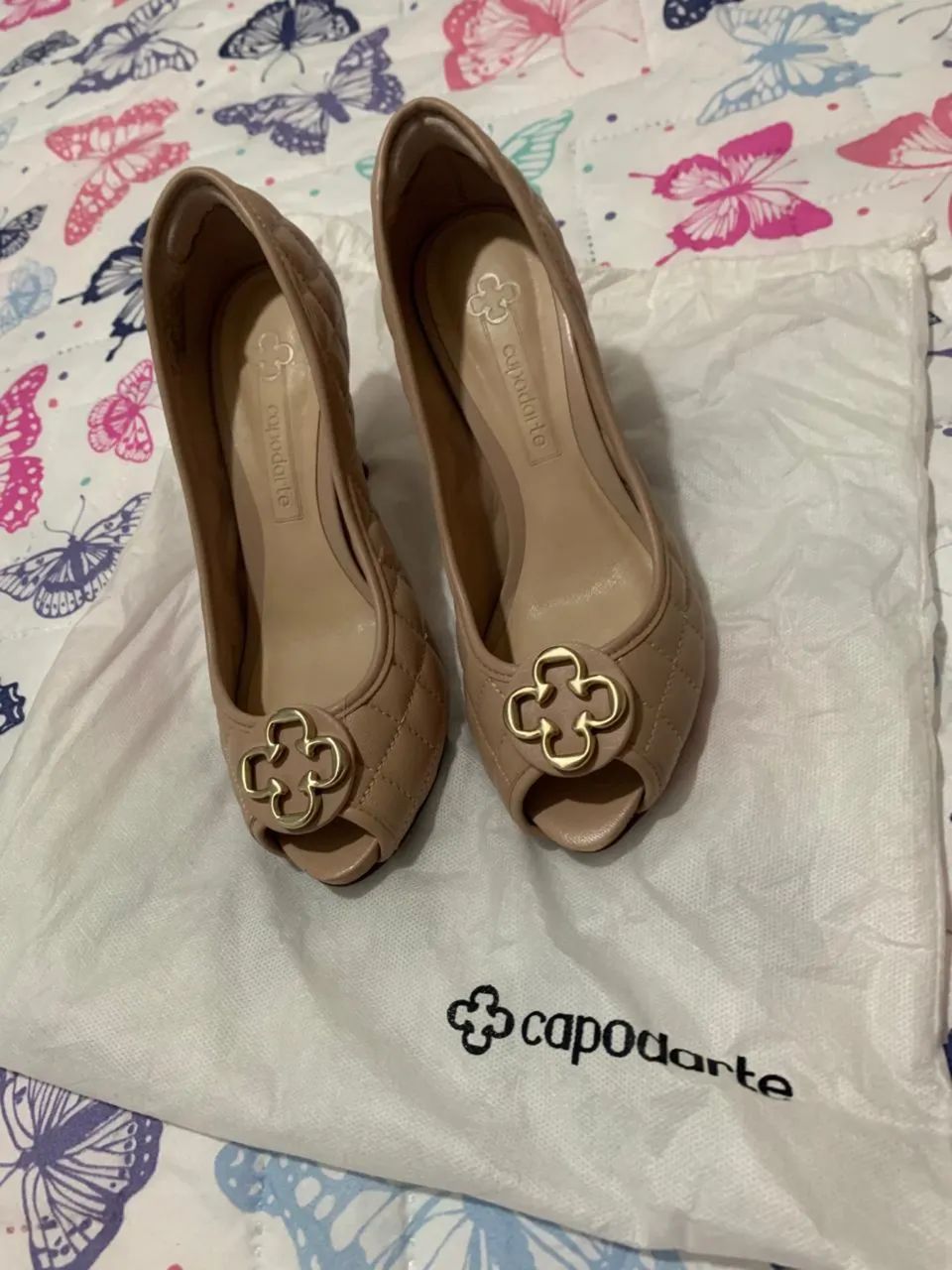 Sapato Peep Toe Capodarte  - Foto 5