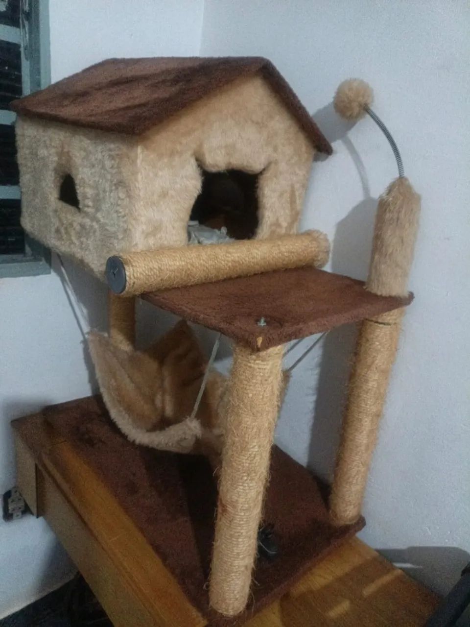 Casinha Arranhadora para gatos e outros bichanos  - Foto 4