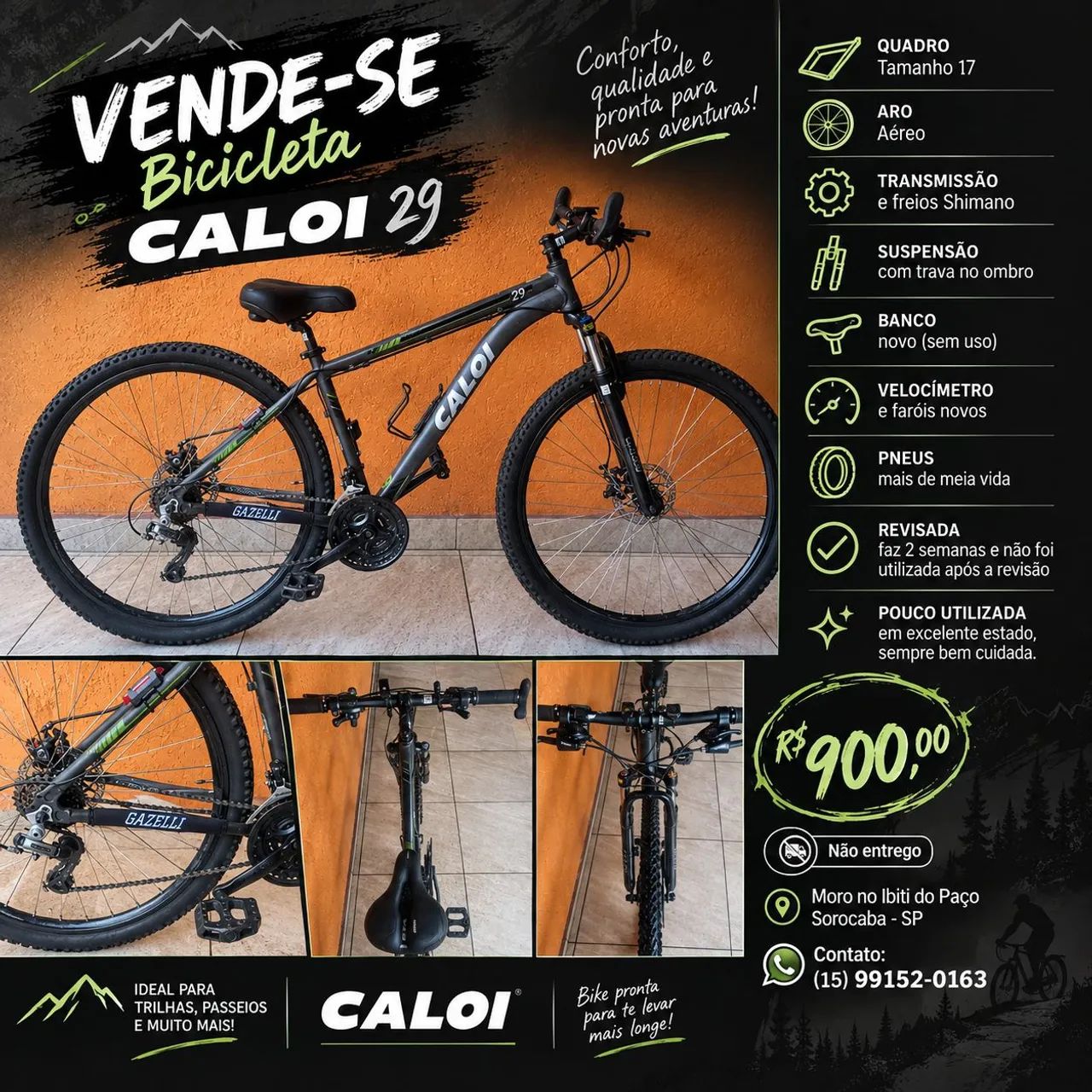 Bicicleta Caloi 29 MTB 