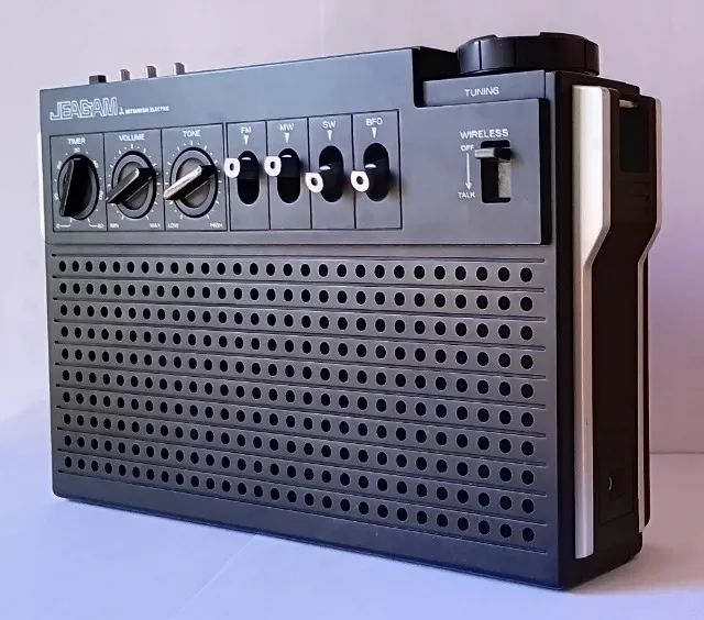 Rádio Japonês MITSUBISHI JEAGAM FIC-404 (Anos 70) - Aparelhos de