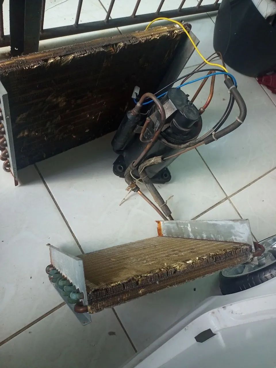 Compressor e ventilador de ar-condicionado de 7.500 BTS  - Foto 5