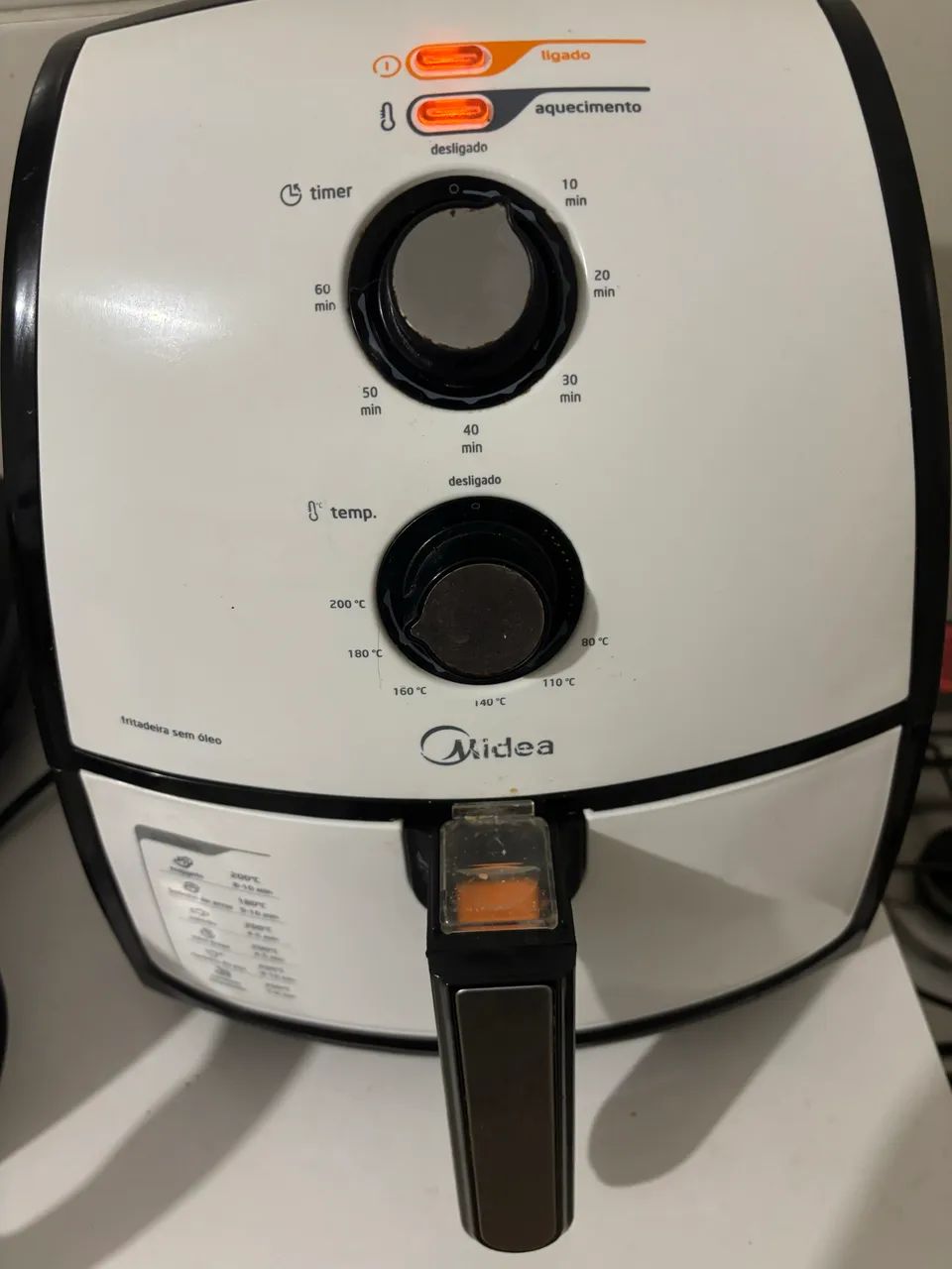 Air fryer - 4L Midea Branco - Foto 3