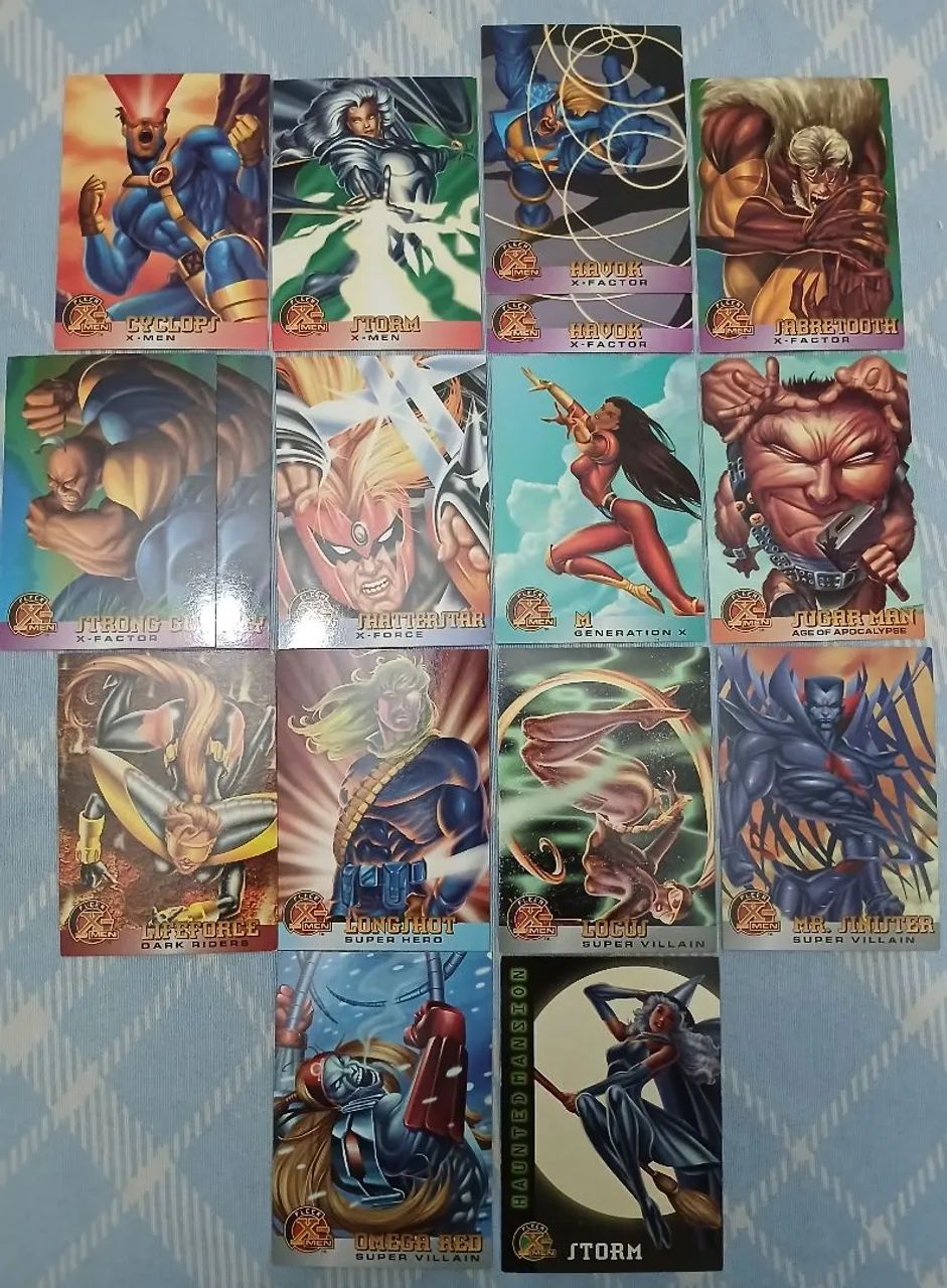 Cards Marvel X-Men Fleer anos 90 - Foto 2