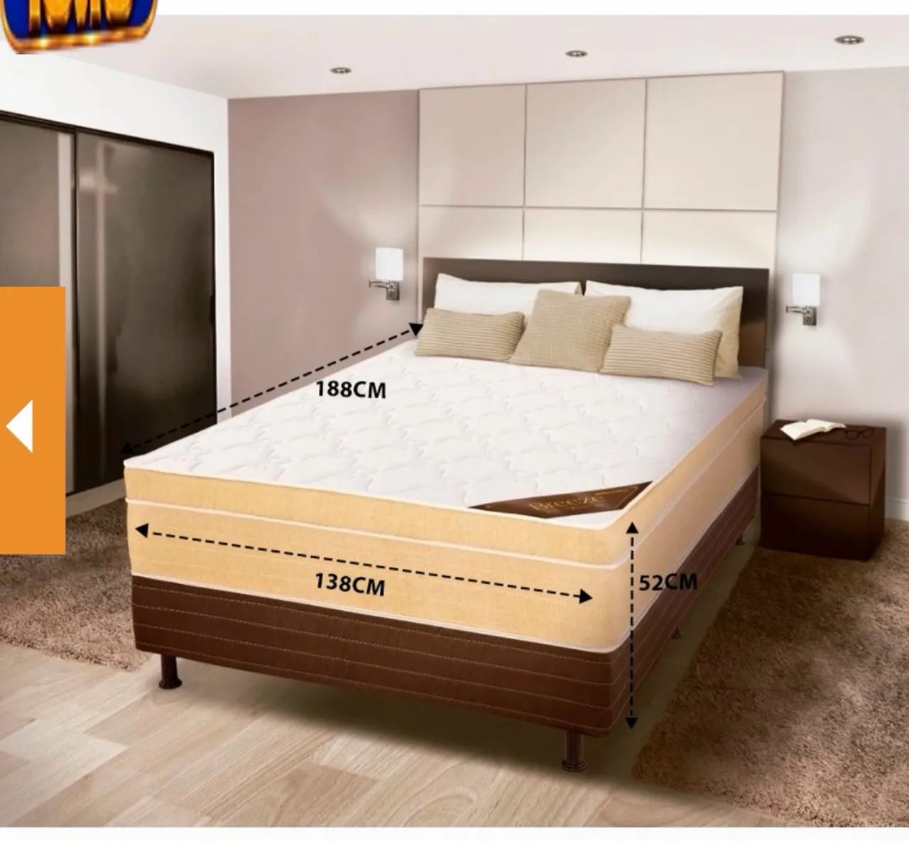 Cama Box casal molas ensacadas  - Foto 2