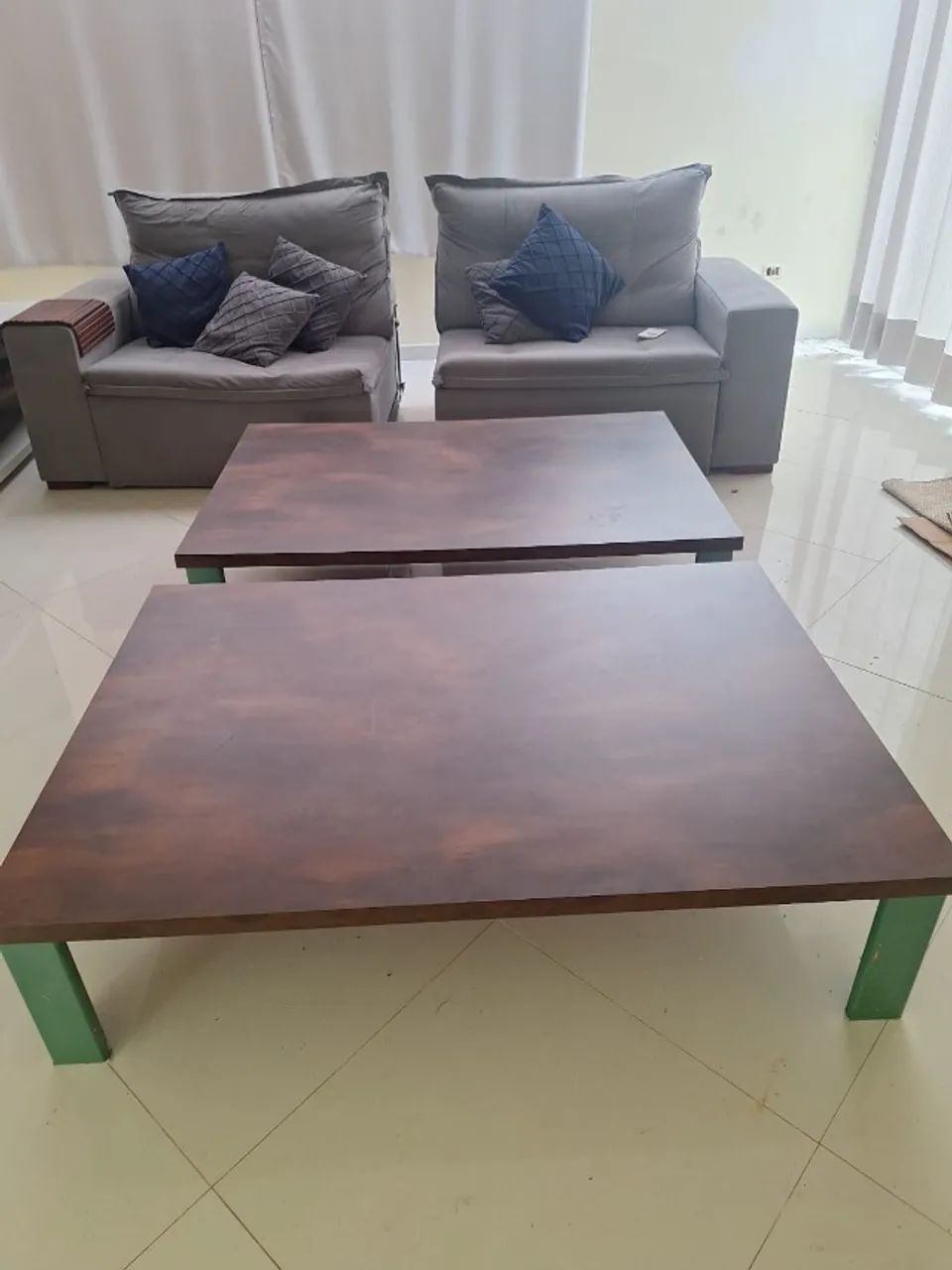 Mesa de centro em madeira - Foto 4