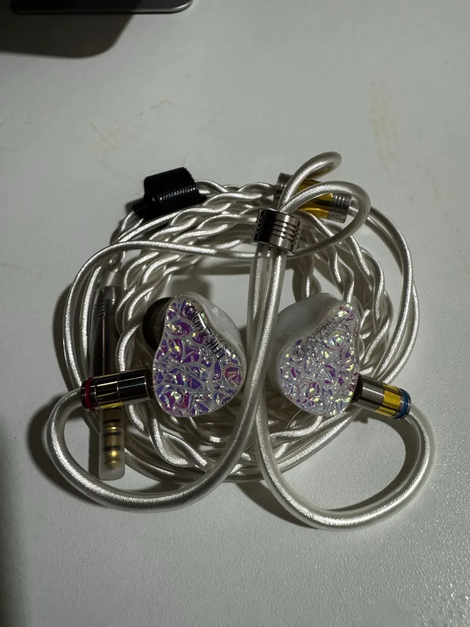 Thieaudio Hype 4 Branco - Impecável + Cabo NiceHCK Snowcat 4.4 Balanceado