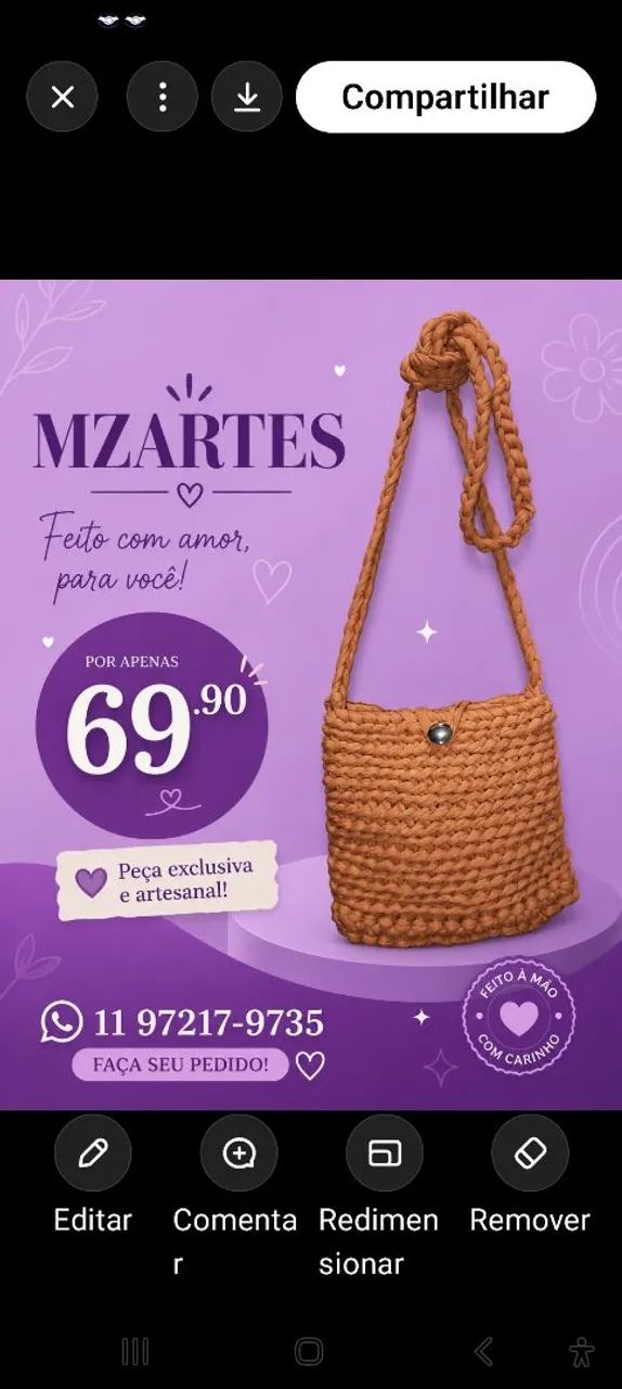 Bolsas de crochê ? - Foto 4