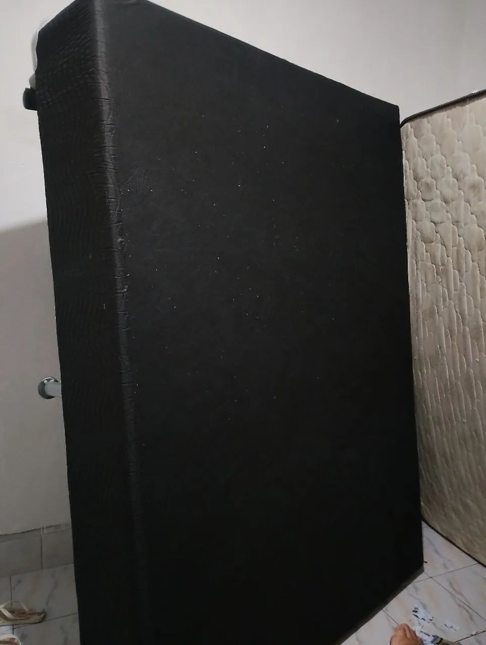 Cama box casal com colchão 