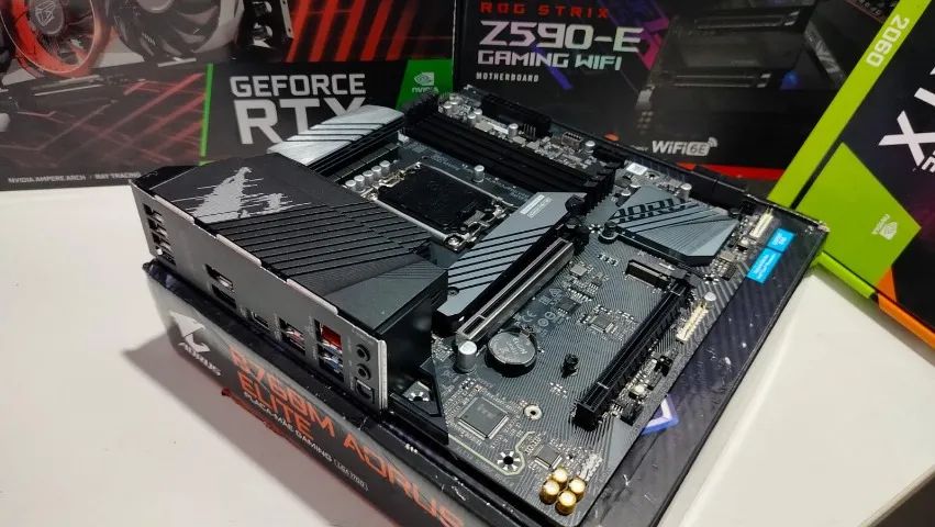 Placa Mãe Gigabyte B760M Aorus Elite, Chipset B760, Intel LGA 1700, mATX, DDR5 - Foto 4