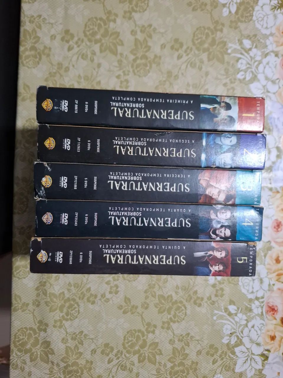 Dvds supernatural 1° a 5° temporada 