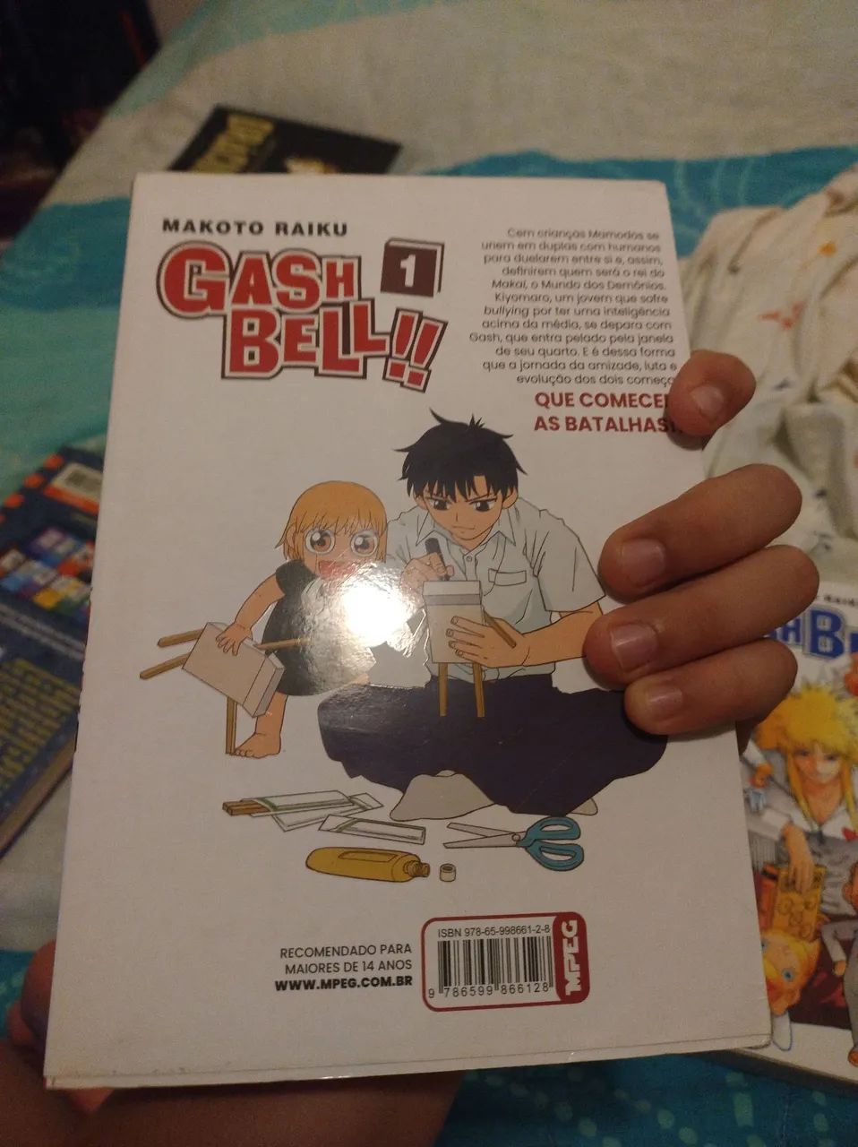 Mangá GashBell Volume 1 e 3  - Foto 3