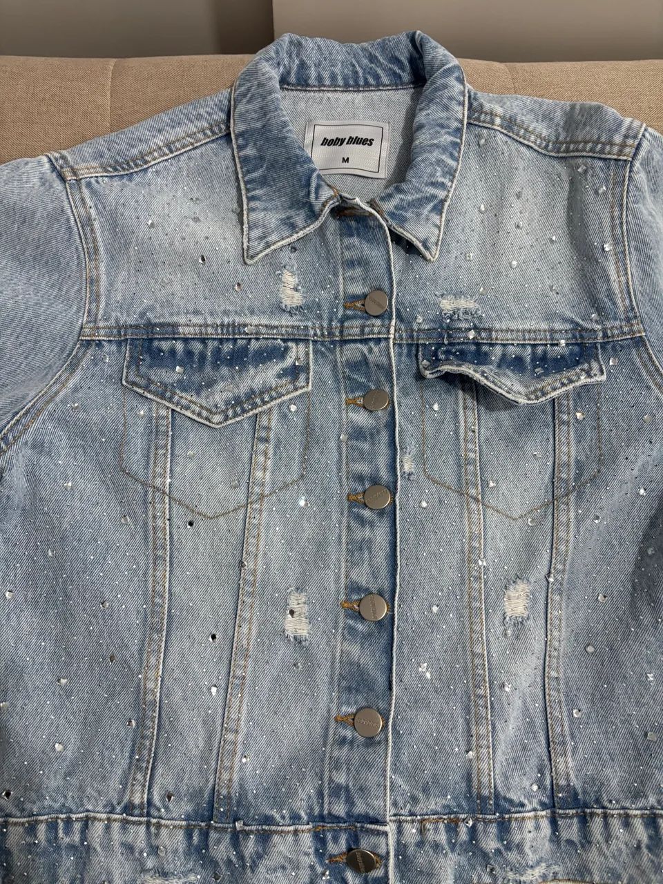 Jaqueta jeans feminina  - Foto 4