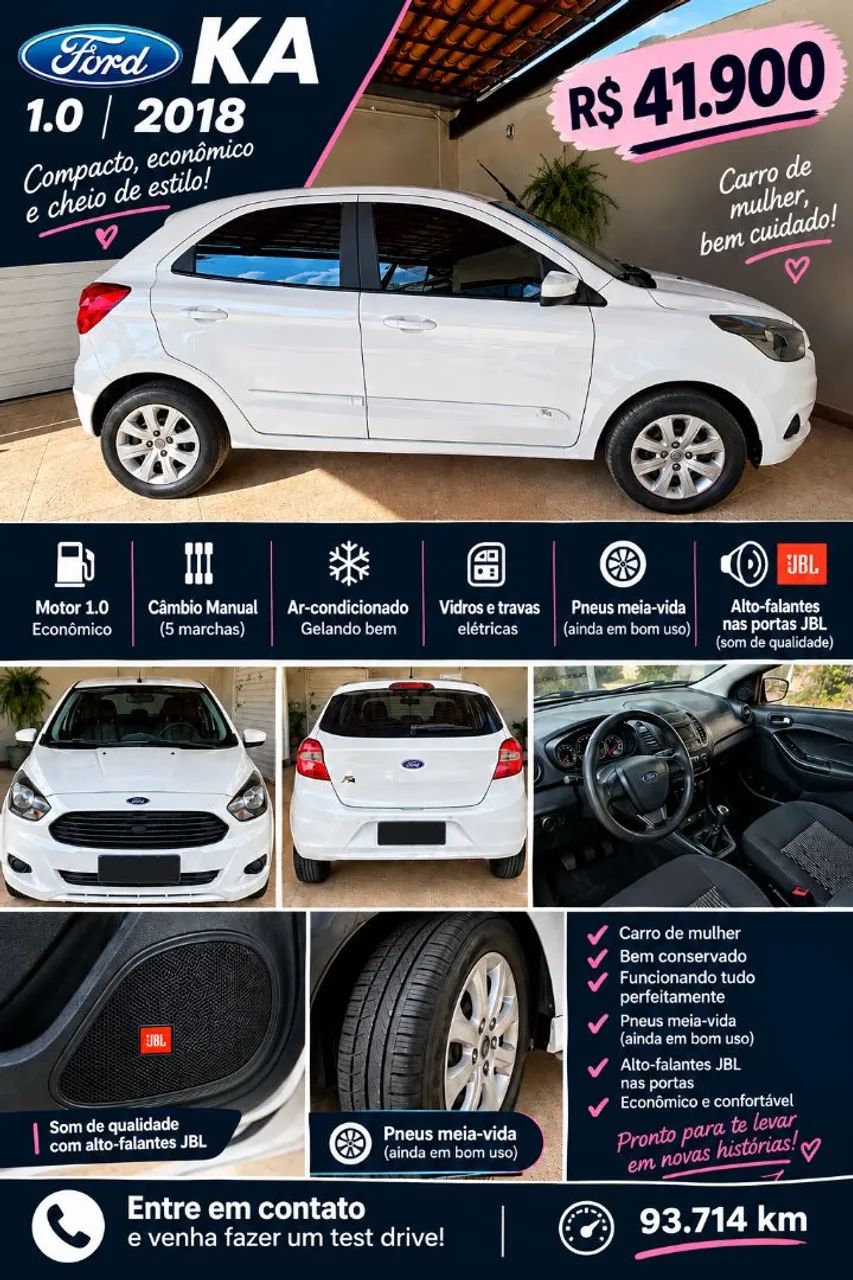 Ford Ka 1.0 SE/SE PLUS TIVCT FLEX 5P 2018