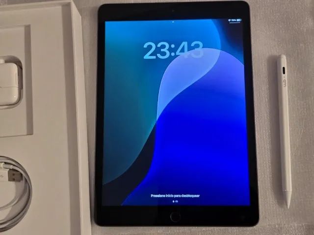 Apple iPad 7ª geração (2019) Space Gray 32GB + caneta - Foto 2