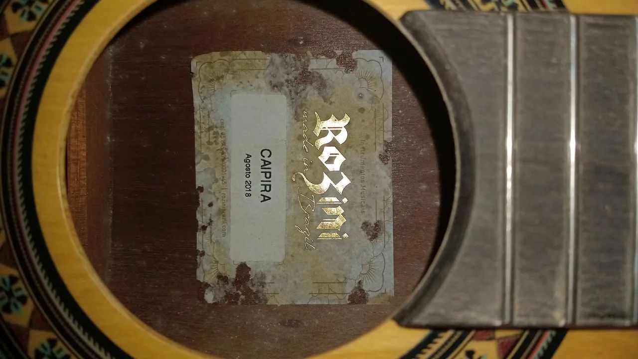 VENDO VIOLA CAIPIRA ROZINI NOVA E COM AVARIA  - Foto 5