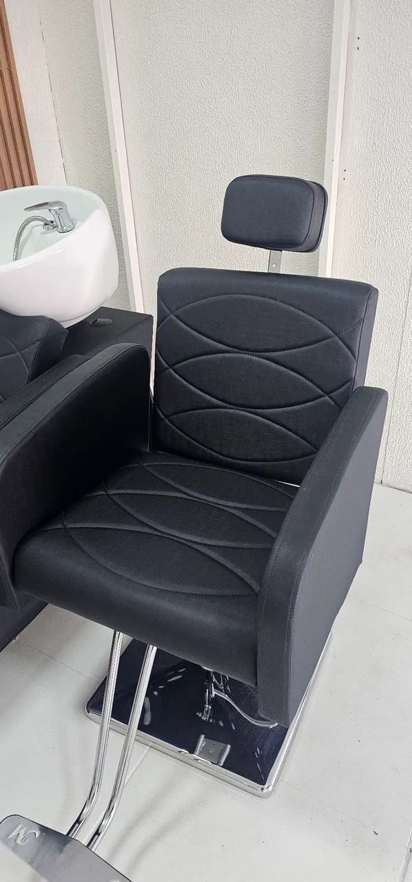 Vendo lavatório e cadeira reclinável sem uso - Foto 4