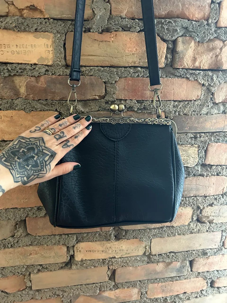 Bolsa corino retrô  - Foto 2