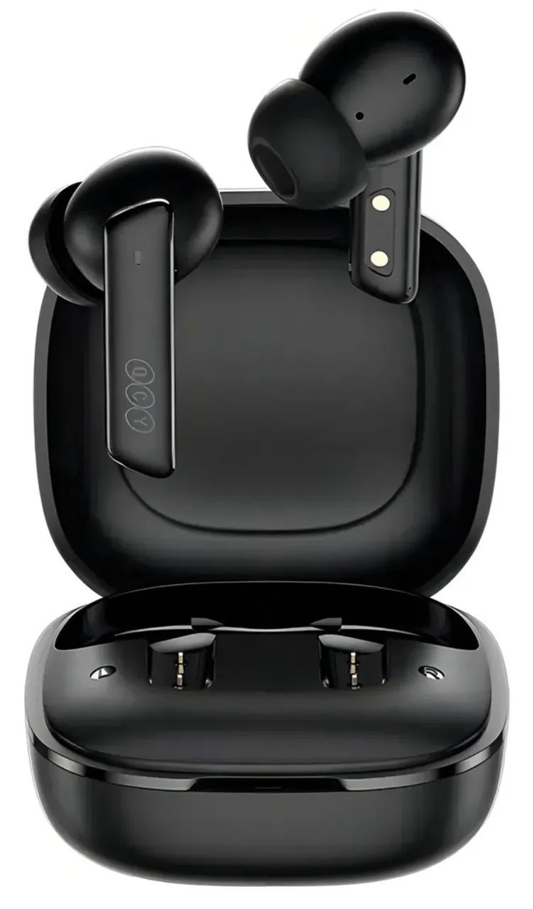 Fone Qcy Ht05 Melobuds Bluetooth 5.2 Com Cancelamento Anc Cor Preto