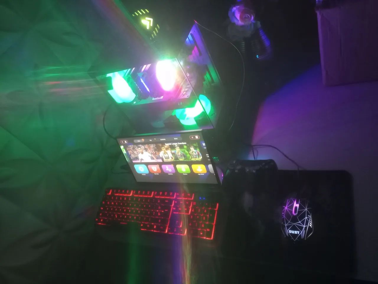 Vendo PC Gamer Completo xeon 2680 RX 590