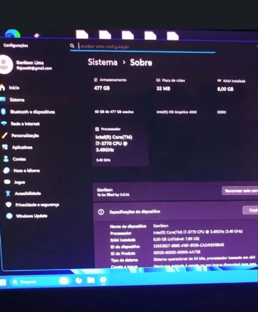 PC gamer i7 3770. - Foto 2