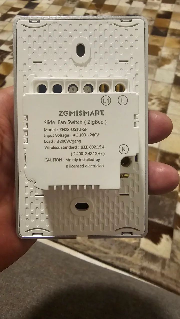 Interruptor de Ventilador ZigBee  - Foto 2