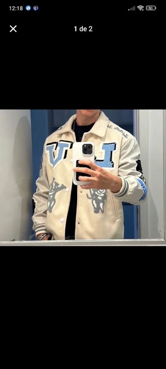 Jaqueta Varsity Louis Vitton