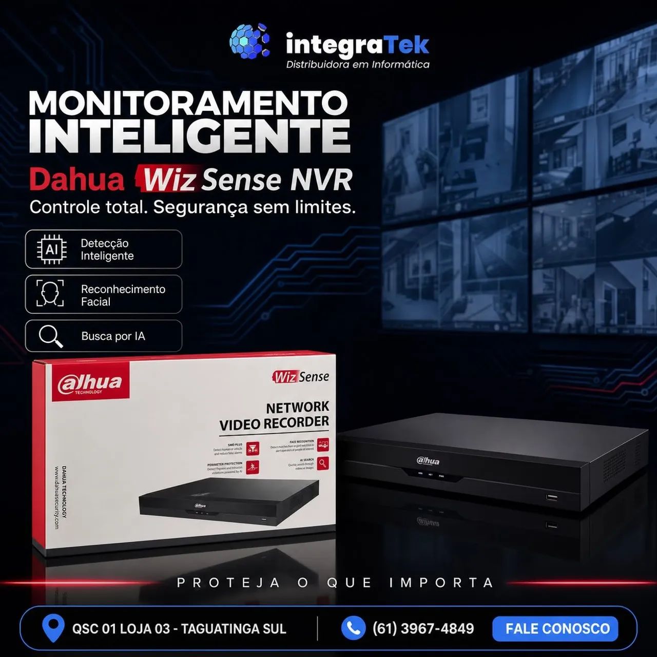 NVR da série Dahua WizSense. DHI NVR5232