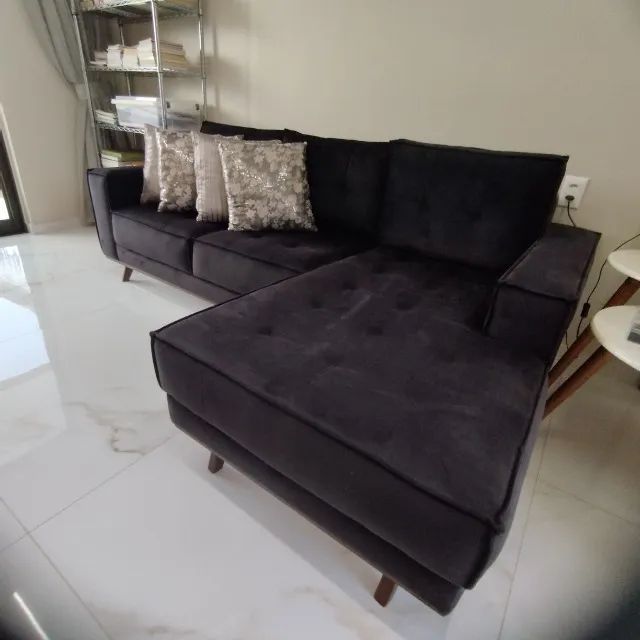 sofá de canto com chaise modelo Ibiza65581376774402123