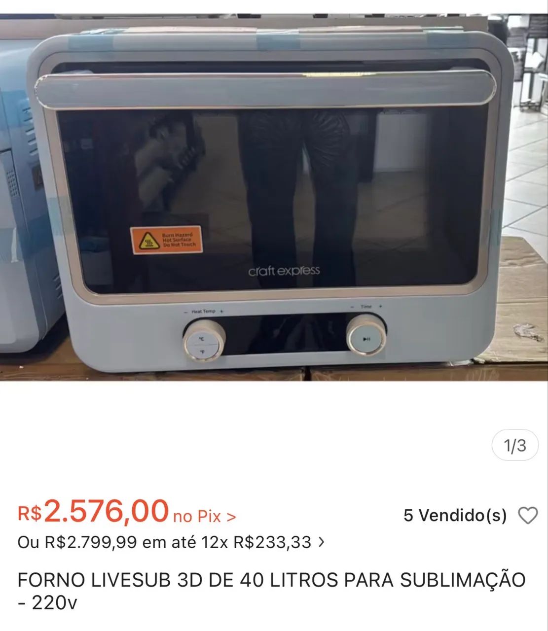 Prensa de sublimação  - Foto 5