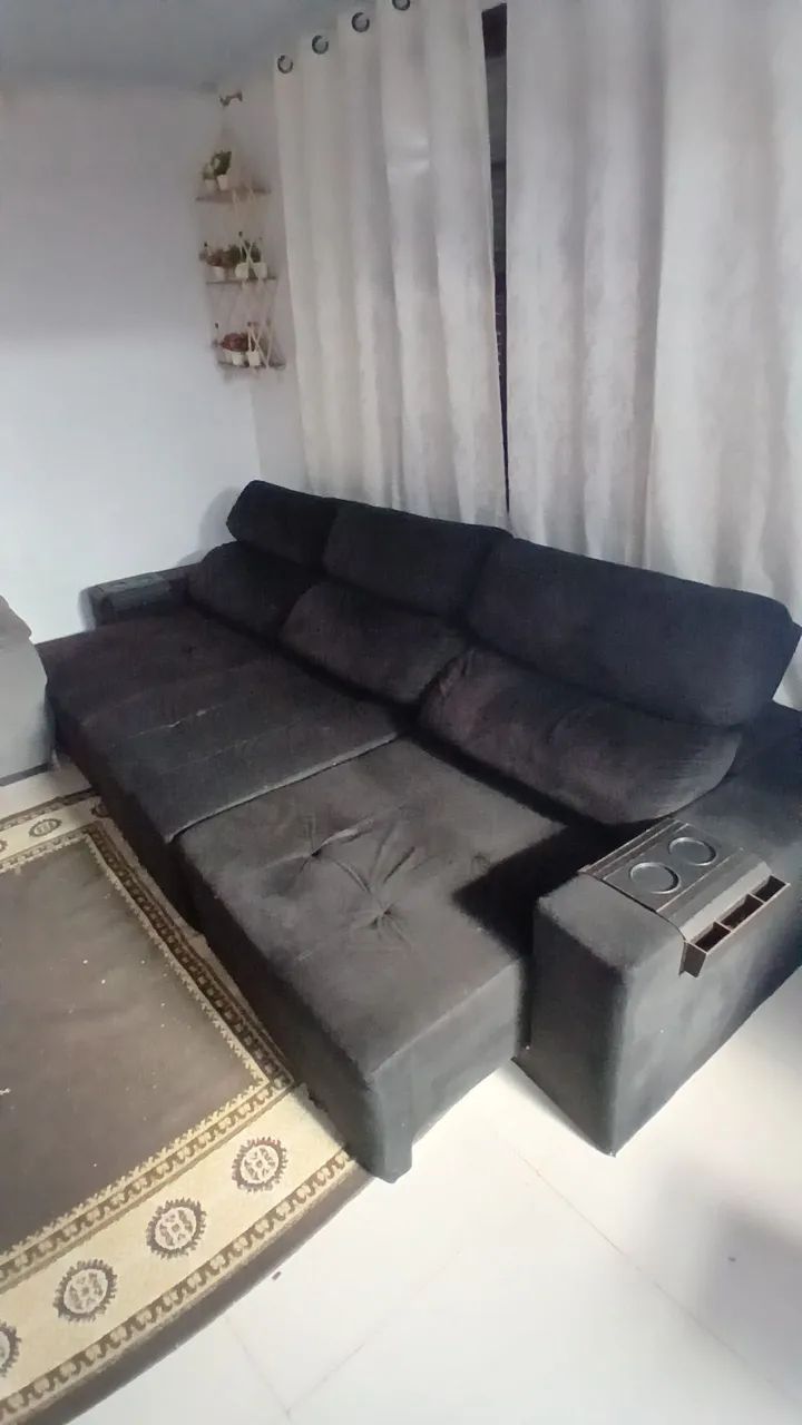 Vendo Sofá retrátil 3 lugares - Foto 3