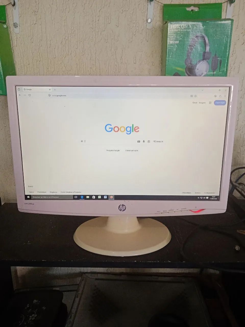 Monitor HP 22 polegadas completo 