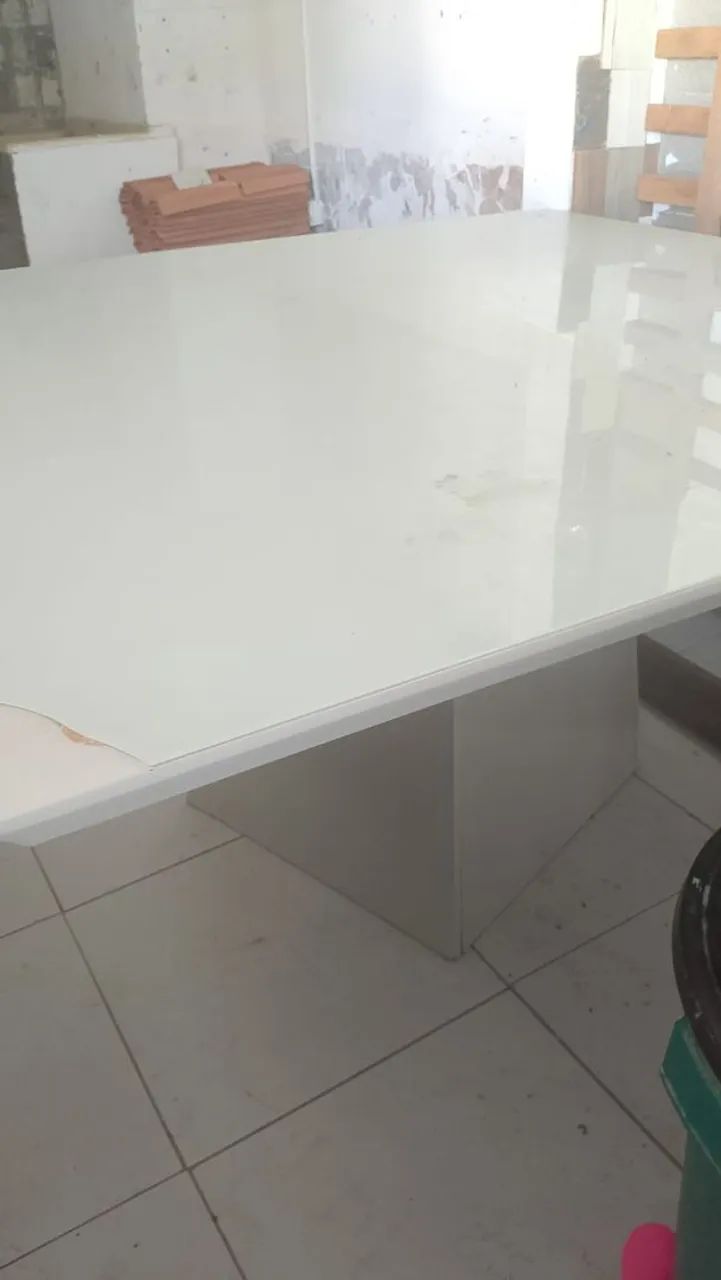Vendo mesa de vidro novinha  - Foto 2