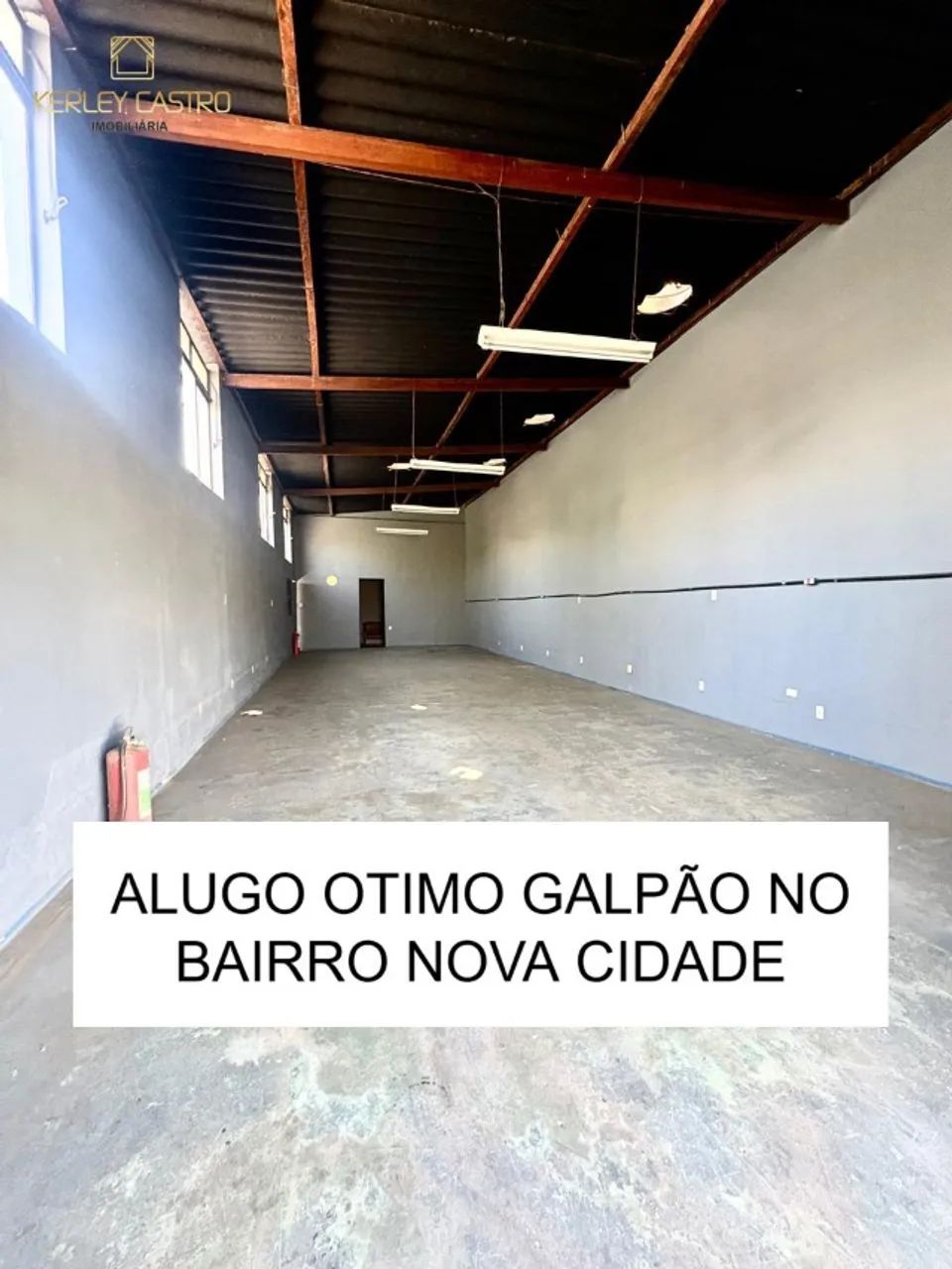 Alugo Excelente Galpão 280m², no Nova Cidade, em Sete Lagoas, MG.