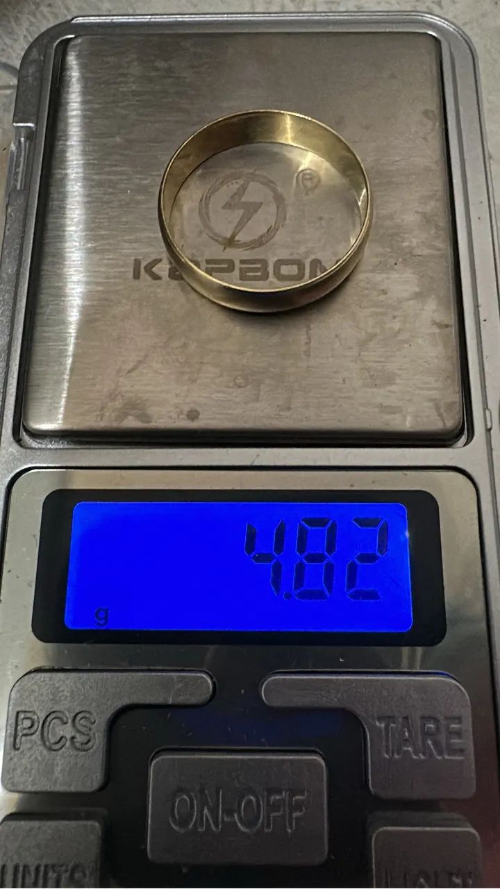 OURO 18K DUAS ALIANÇAS 10.69 gramas - Foto 2