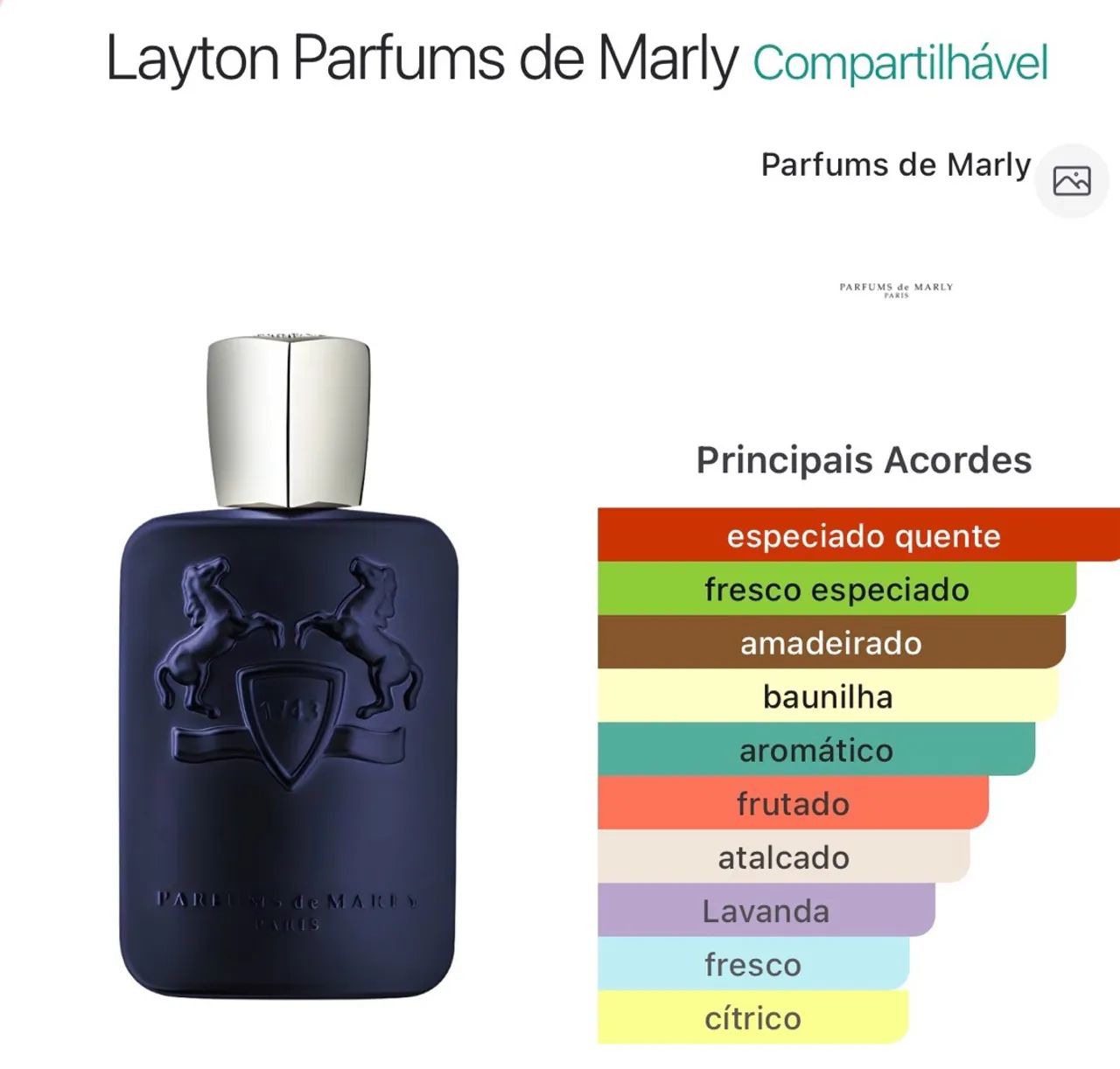 Perfume Nicho Parfum de Marly 