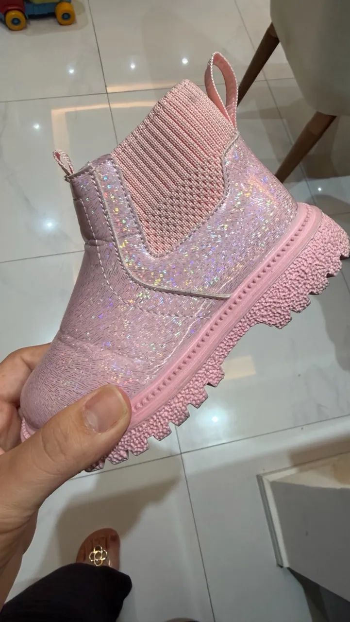 Bota Infantil Rosa - Foto 2