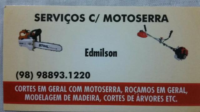Serviços com Motoserra
