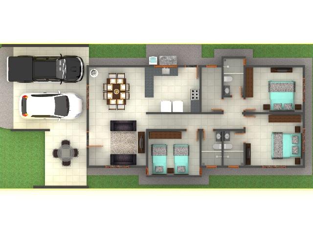 Casas 3 quartos c/2 suítes - Parnaíba - Bairro Dirceu