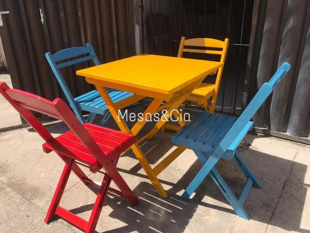 Mesa e cadeira para lanchonetes - Foto 4