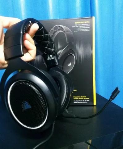 Headset Corsair HS60 7.1 Usb - Preto Com Branco - Foto 2