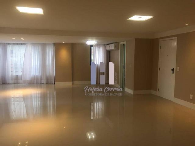 Apartamento com 4 dormitórios para alugar, 208 m² por r$ 4.500,00 - petrópolis - natal/rn